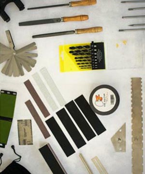 Outils de lutherie pour construire votre guitare