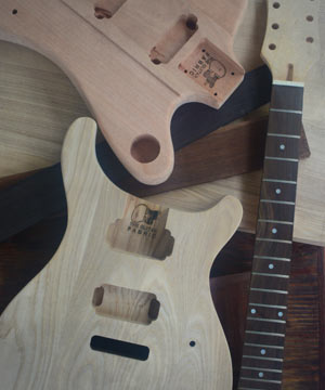 Bois de lutherie pour guitare