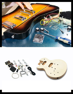Guitar hardware set to build your guitar