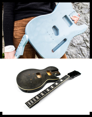 Guitar kit already paint and prepared