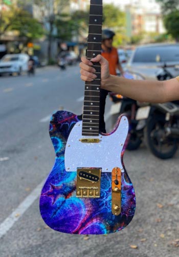 Design et décoration de guitare